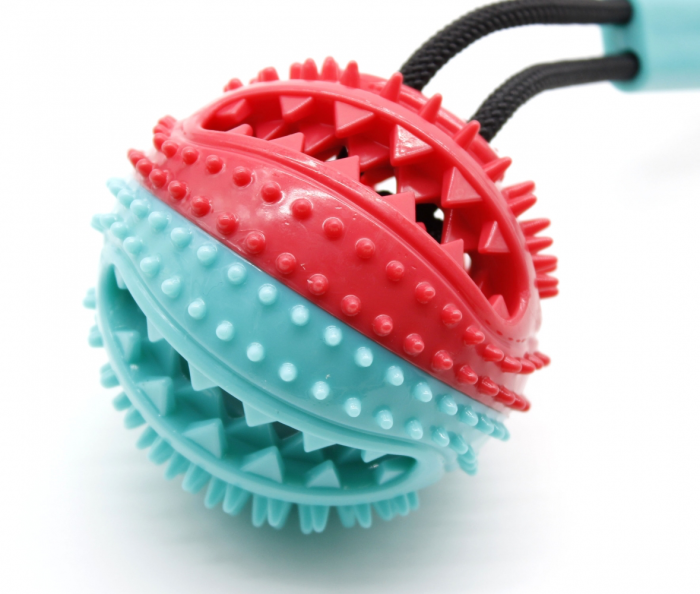 Мяч 8см на присоску, шнур 38см, бірюзово-червоний, 112-6SL814 Ігр МЯЧ  8см на присоску шнур 38см БІРЮЗОВО-ЧЕРВОНА 112-6SL814