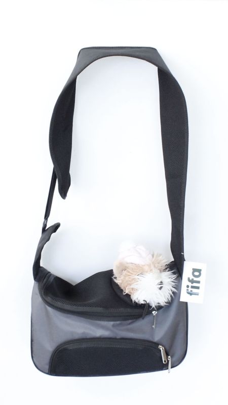 Сумка Слінг Уікенд Чорно-сіра 352116 см. 