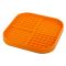 Лизальний килимок антистрес для собак LickiMat Slomo XL Orange, з функцією слоуфідера