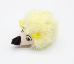 Їжачок гримаючий іграшка для кішок 9см Жовта 