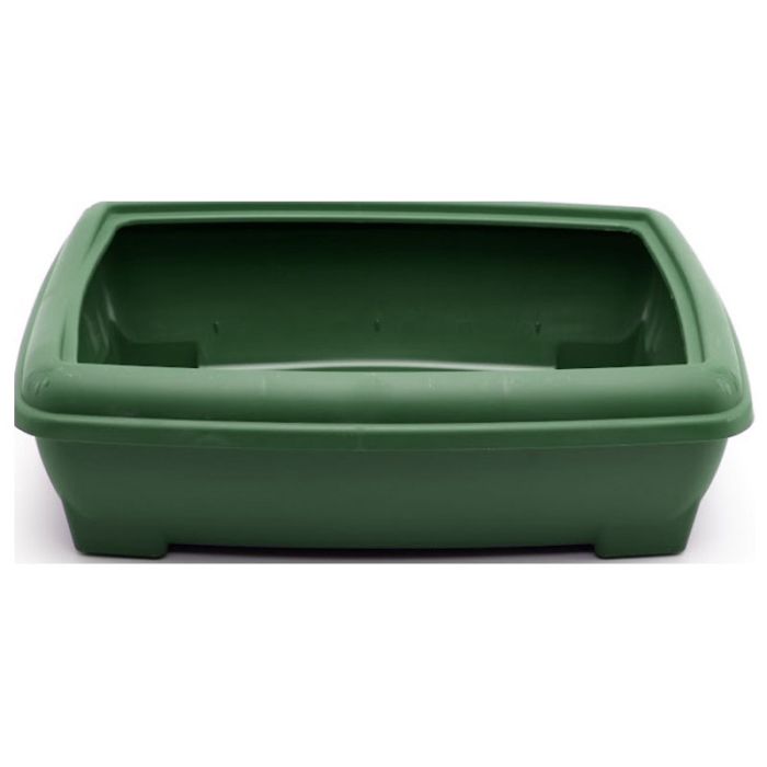 Туалет з рамкою для кішок 483415 см RELAX 218 Зелений