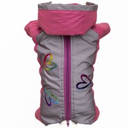 Бузок комбінезон для собак дівчаток велсофт без силікону S2 Мопс