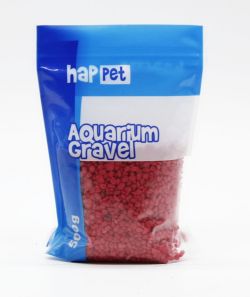 Гравій для акваріума 0,7 см  0,5 кг Червоний