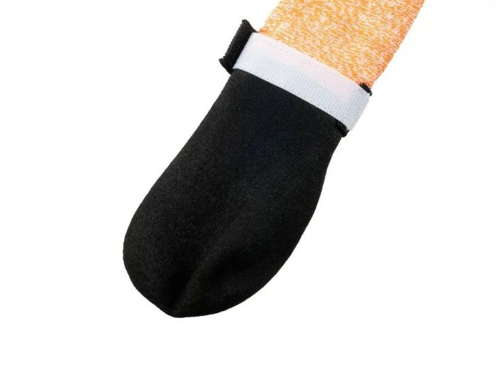 Високі черевики для собак Protector bootie high Non-stop dogwear Чорний/Помаранчевий S 4 Шт.