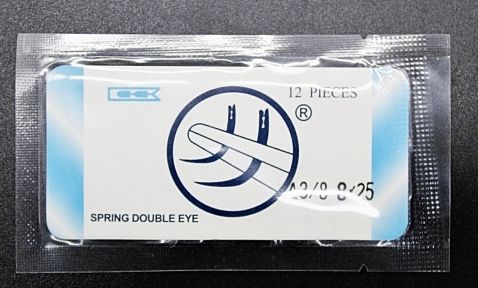 Голка хірургічна реж. 38 кола 0,8 мм.  25 мм. 