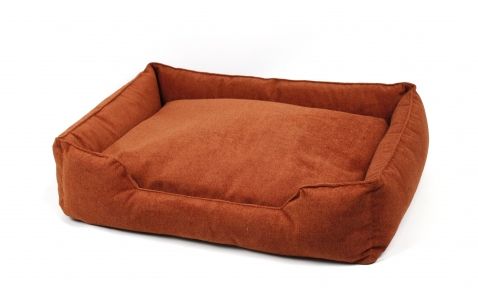 Лежак Мілані меблевий велюр Теракотовий. 403015 см.