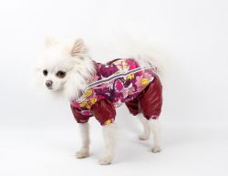 Набір Фрезія жилет силікон + комбінезон велсофт бордо (дівчинка) М