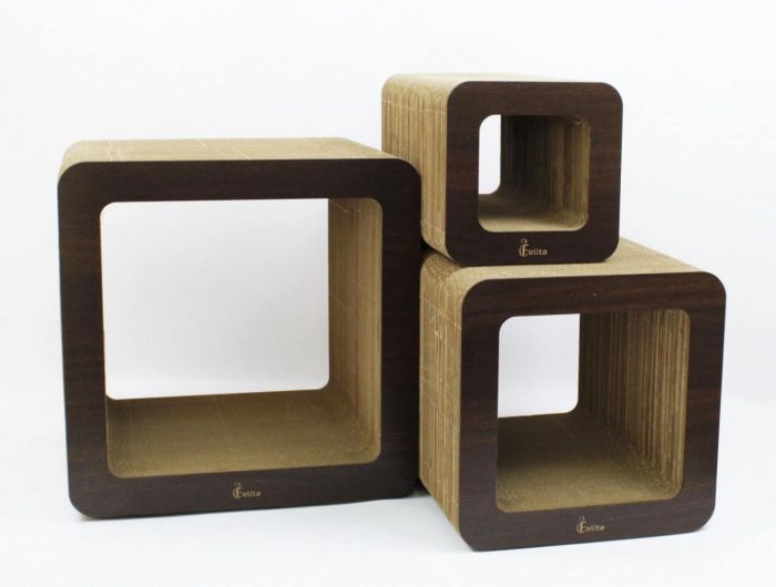 CatJoy БОХО дряпка-будиночок для кота Дуб 