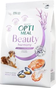 Акція-30 Optimeal Beauty Harmony із морепродуктами сухий корм для собак заспокійливий ефект 1.5 кг 