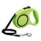 Рулетка для собак пластикова ручка стрічка салатова фіксатор 3м  12кг 190 