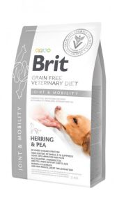 Brit Dog Mobility 2кг VetDiets сухий корм для суглобів з оселедцем, лососем, горохом і гречкою 