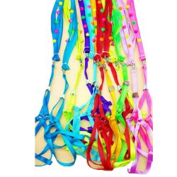 Шлея з повідцем стрічка з прикрасами шипи 1 х 20-28120 мм LH-235-10 