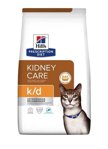 Hills PD Feline KD Tuna сухий корм для лікування ниркової та серцевої недостатності у кішок 400 г 