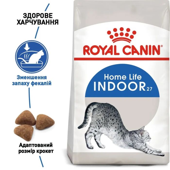 АКЦІЯ Royal Canin Indoor сухий корм для котів 4 кг + наповнювач Catsan 5 л 