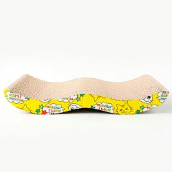 Кігтеточка-хвиля для котів картонна 