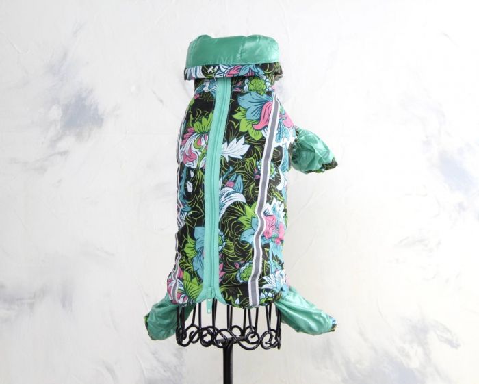 Набір Фрезія жилет силікон + комбінезон велсофт зелений (дівчинка) S1