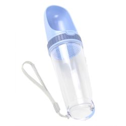 Поїлка Дорожня для тварин 350 мл 8х8х28 см Ліловий