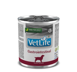Вологий корм Farmina Vet Life Gastrointestinal для собак при захворюваннях шлунково-кишкового тракту, 300 г Фарміна дог волог Vet Life Gastrointestinal дієт. харч, при захворюванні ШКТ, 300 г 02796