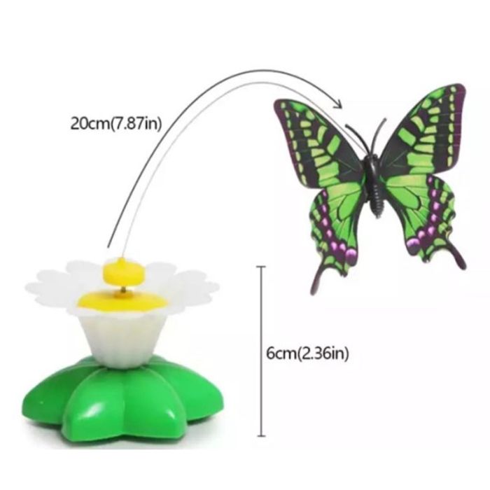 Іграшка для кішок метелик Механічна