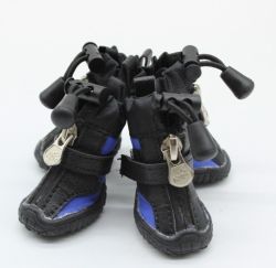 Взуття для собак плащівка трикотаж синя 1096 2 (4,83,7 см)