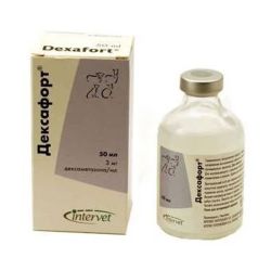 Дексафорт-гормональний лікарський засіб 50 мл, Intervet Дексафорт 50мл, Intervet