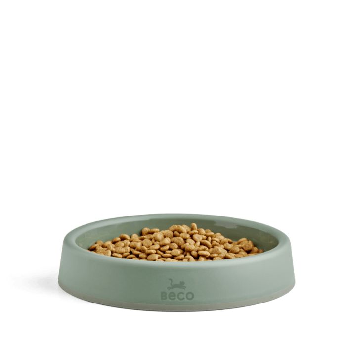Миска зі 100% переробленого пластику для котів Beco Pets Steady Bowls Зелений S