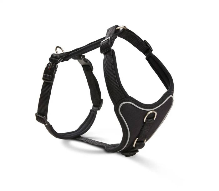 Шлейка для собак пом'якшена Wolters Professional Comfort 4 60-70 см / 30 мм Чорний