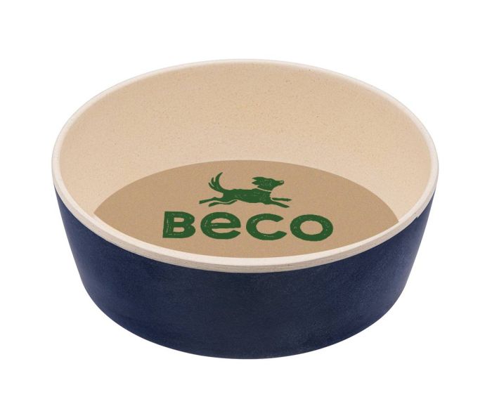 Бамбукова миска для собак Beco Pets Синій S