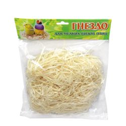 Гніздо деревне наповнювач для дрібних птахів Фауна Кубло деревне наповнювач для дрібних птахів