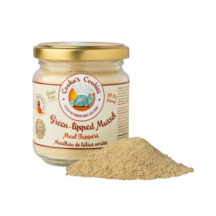 Гіпоалергенний натуральний топпер (вітамінна та смакова добавка) для собак Cooka`s Cookies 100% Мідії 95 г