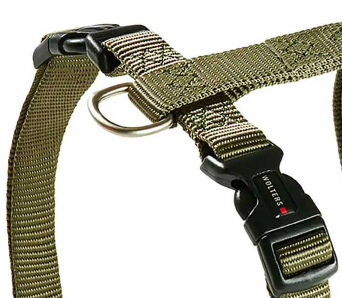Анатомічна шлейка для собак Wolters Professional XS 25-35 см / 10 мм Оливковий