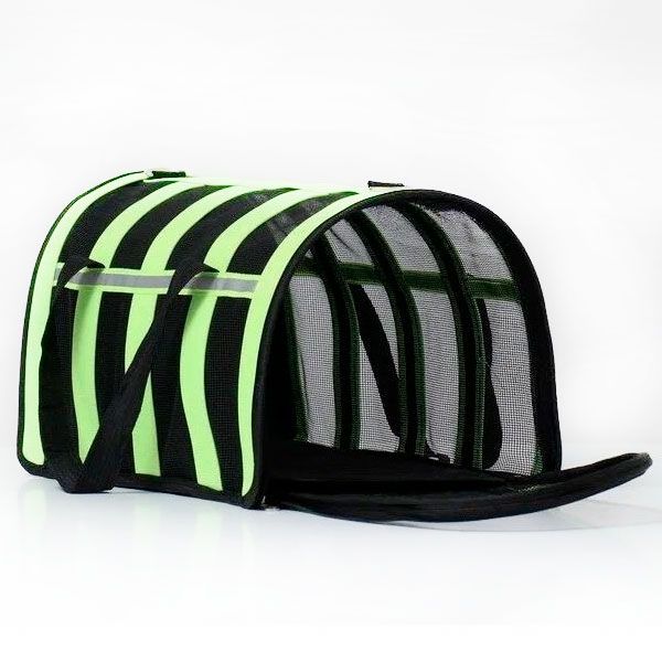 Сумка-переноска для тварин салатова 35  22 см