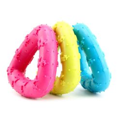 Іграшка для собак трикутник товстий міні 7 см X029