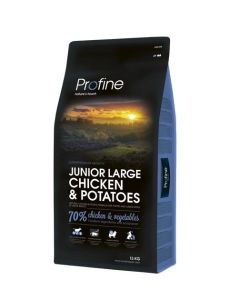 Profine Junior Large Chiken Potatoes Сухий корм для цуценят великих порід з куркою та картоплею 15 кг 