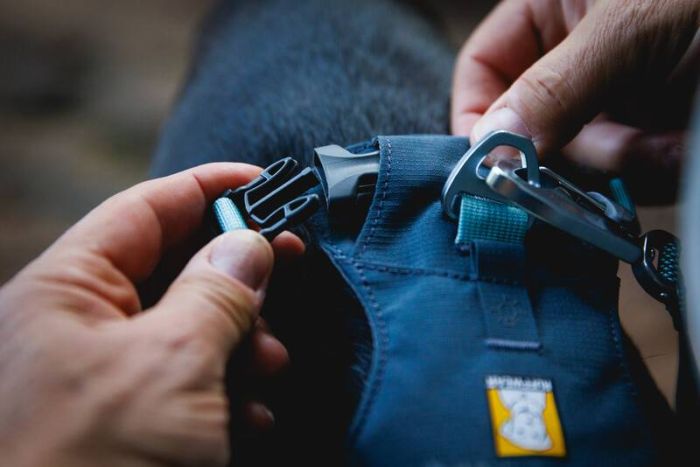 Полегшена шлейка для собак Ruffwear Hi & Light™ XXXS 23-33 см Сірий