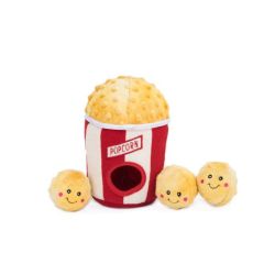М'яка іграшка відро для попкорну ZippyPaws Zippy Burrow Popcorn Bucket з пискавкою