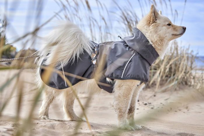 Дощовик для собак Hurtta Mudventure Coat ECO 45 Сірий