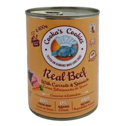 Натуральний вологий корм для собак Cooka's Cookies 80% Яловичина з овочами 400 г