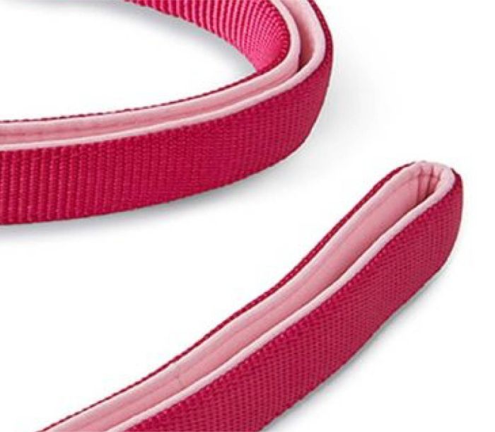 Повідець перестібка з нейлону Wolters Professional Comfort M 2 м / 15 мм Малиновий