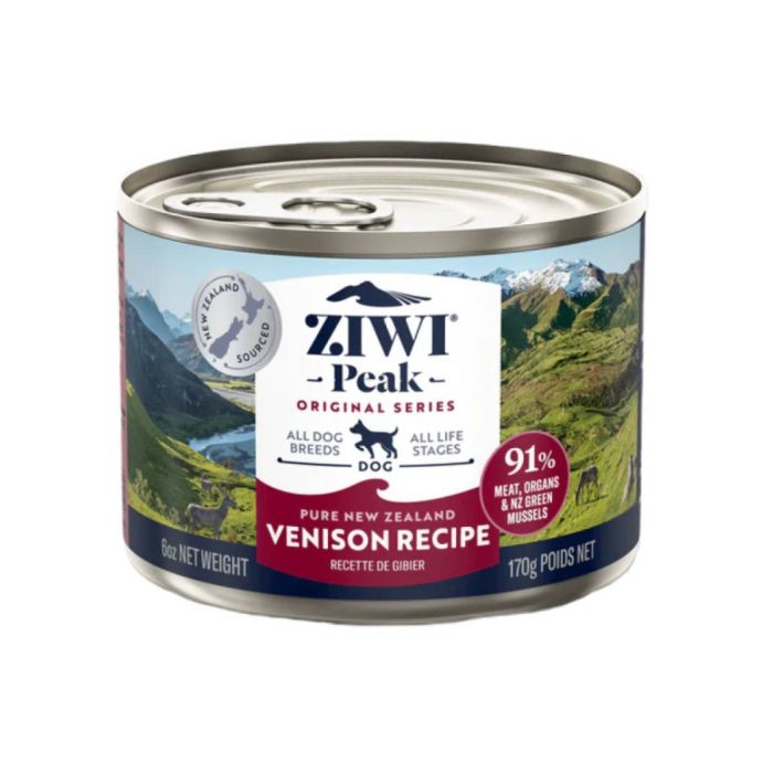 Повнораціонний вологий корм для собак Ziwi Peak Original Series Оленина 170 г