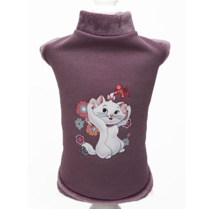 Толстовка для котів Мурка трикотаж на хутрі 3 (А32  В38см)