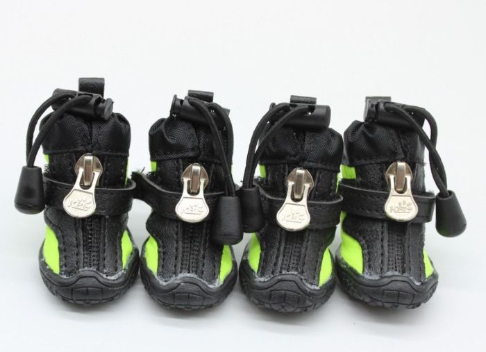 Взуття для собак плащівка трикотаж салатова 1096 4 (64,4 см)