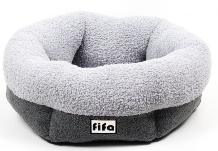 Лежак Норд меблева тканина, вовна, Сірий . 433820 см