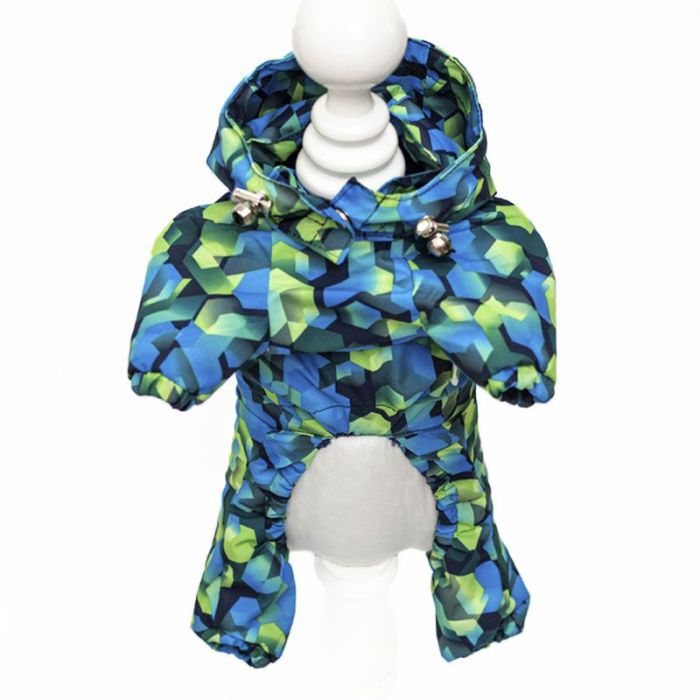 Стільники комбінезон для собак хлопчиків велсофт без силікону M1