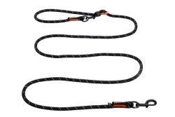 Регульований повідець для собак Rock adjustable leash Non-stop dogwear Чорний 2,3 м