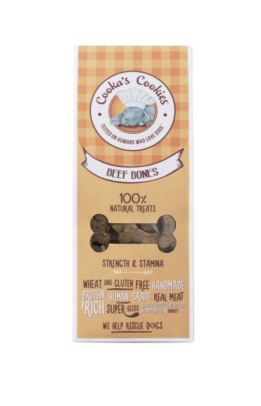 Натуральне печиво для собак Cooka`s Cookies Яловичина з овочами 100 г