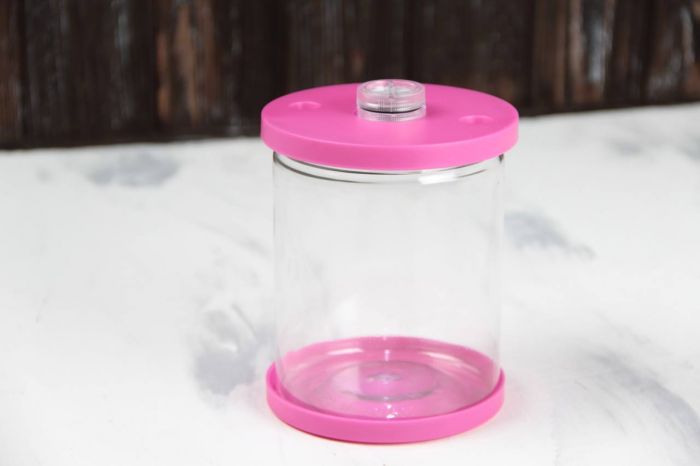 Стакан акваріум овальний з підсвічуванням 10 х 13 см 