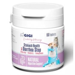 Пігулки GIGI Stomach HealthDiarrhea Stop (Ветсорбін) для нормалізації роботи ШКТ, 60 шт 