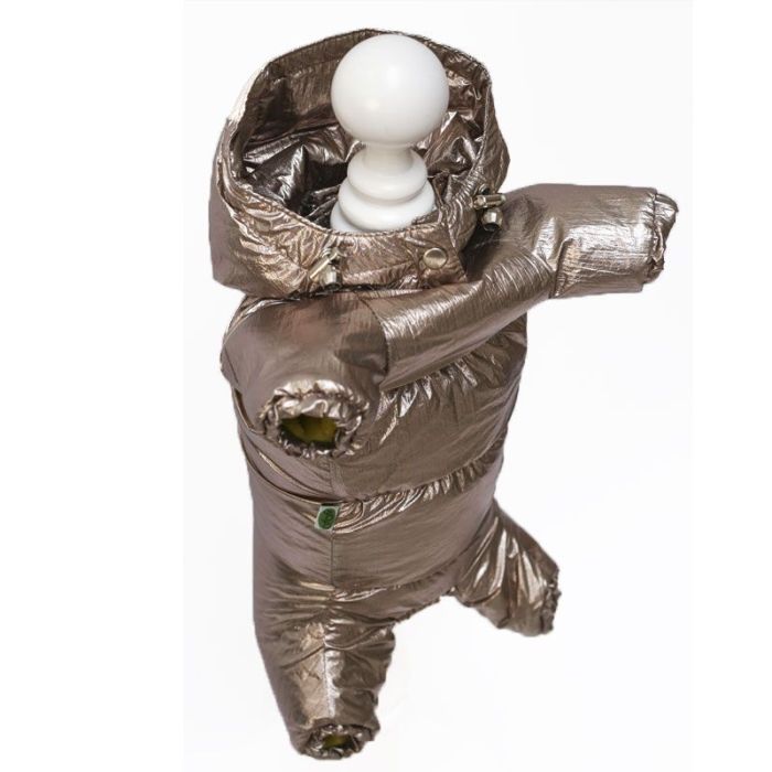 Оригінал комбінезон для собак дівчаток на силіконі хутро S2 мопс