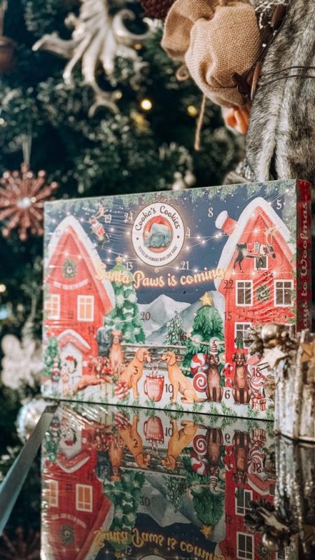 Новорічний адвент-календар для собак Cooka's Cookies